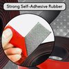 NABOWAN Neoprene Self Adhesive Rubber Sheets, Rolls & Strips, 1/8" (.125") Thick x 1" Wide x 120" Long, Perfect for Shock Absorption Gasket, DIY Projects, Rubber Strip Adhesive Back