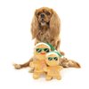 Fuzzyard Mr./Mrs. Gingerbread Christmas Dog Toy (Small, Mrs. Gingerbread)