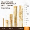 Earth Animal No Hide Stix Chicken Flavored Natural Rawhide Free Dog Chews Long Lasting Dog Chew Sticks | Dog Treats for Small Dogs and Cats | Great Dog Chews for Aggressive Chewers (3 Pack)