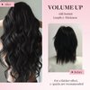 MAXITA Weft Hair Extensions Real Human Hair Remy Hair Natural Black Sew in Hair Extensions 16 Inch 100g Weft Real Human Hair Double Weft Soft Straight Human Hair Wefts