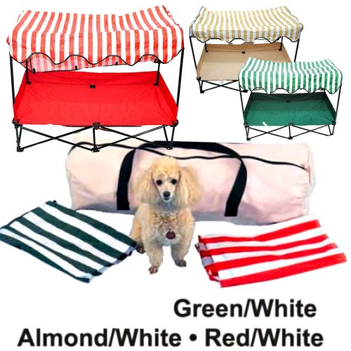 Bonka Bird Toys Dog KOT to Trot Junior Outside Travel Bed Shade Patio Terrier Kennel House