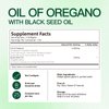 VivoNu Oil of Oregano Capsules, Balanced Oil of Oregano with Black Seed Oil, Organic Oregano Oil Softgels,Carvacrol,Thymoquinone, Non-GMO