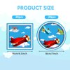 40PCS Airplane Birthday Party Decorations Plane Blue Sky Party Paper Plates Napkins Tableware Kit for Party Supplies baby boy shower decorations Kids Boys Girls Serves 20 Guests