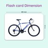 hungry brain Flash Cards for Toddlers, 24 Transport Flashcards, Double-Sided, Montessori, Educational, Kindergarten - Preschool Learning Activities, Gifts for Kids, 1, 2, 3, 4 Years Babies