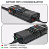 2Pack BAOFENG UV-5R Extended Battery（Upgrade） BL-5 3800mAh Rechargeable Battery with Type-C Charger Cable for Walkie Talkie UV-5R BF-F8HP UV-5RX3 RD-5R UV-5RTP UV-5R MK2 MK3X MK5 Plus Series Radio