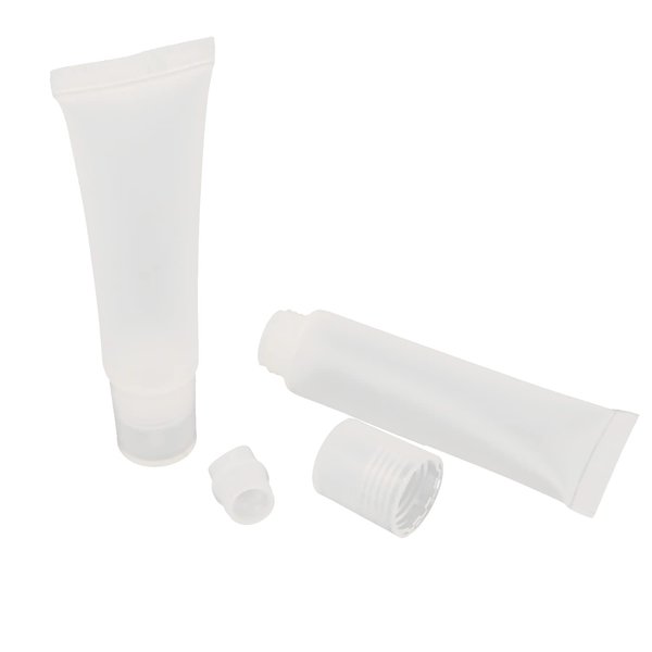 Honbay 10PCS 15ml Refillable Clear Empty Lip Gloss Balm Containers Soft Empty Tubes