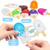 kizh Alphabet Learning Toys Matching Letter ABC Fine Motor Toy Double-Side Ice Cream Toys Preschool Learning Activities Montessori for Toddler Kids Ages 2 3 4 5