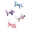 Flutter Hair Clips - 2" x 1.75" | Assorted Color | Pack of 4