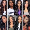 Human Hair Bundles Body Wave Bundles Human Hair 18 20 22 Inch 10A Grade 100% Unprocessed Brazilian Virgin Hair Body Wave 3 Bundles Human Hair Extensions for Black Women Natural Color