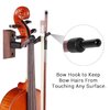 Violin Wall Mount Hanger, Ohuhu Hardwood Violin Hanger with Bow Holder for Home & Studio