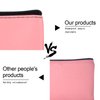 2 Pieces Money Bags with Zipper, 11x6.1 inch Money Pouch, Bank Bag, Cash Bag, Check Wallet, Cosmetics(pink)