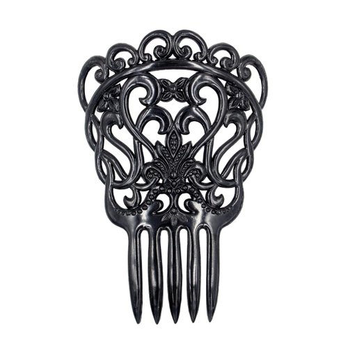 Ole Ole Flamenco Hair Comb for Dancers with Ornamental Design Spanish Hair Pins for Dancers Model II (Concha)