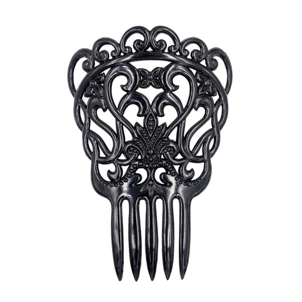 Ole Ole Flamenco Hair Comb for Dancers with Ornamental Design Spanish Hair Pins for Dancers Model II (Concha)