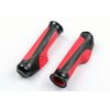 MotorToGo Red Aluminum Handlebar Gel Hand Grips W/End Cap Compatible for 2007 Buell Firebolt XB12R
