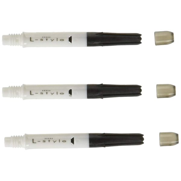 LSTYLE Carbon Dart Shafts: Spins - White 260 (Medium)