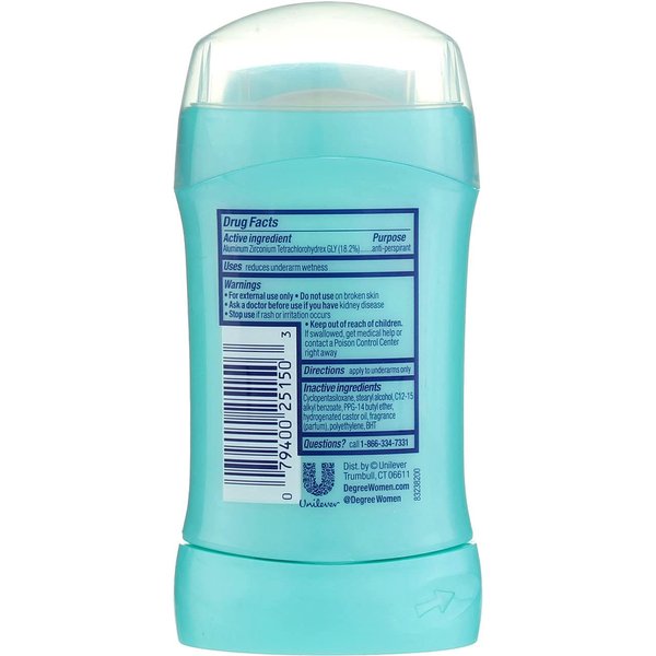 Degree Deodorant 1.6 Ounce Womens Sheer Powder (47ml) (2 Pack)