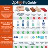 Oplee™ Travel Contact Lens Case, Portable Design with Built-in Mirror (Travel Case Only) (Red)