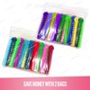 2080 Ligature Ties for Braces - Multicolor Dental Orthodontic Ligature Ties for Brackets - Elastic O-Ring Rubber Bands (2 Bags of 1040)