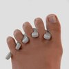 Barefoot Scientist Spaced Out Gel Toe Separator Nail Spreaders, Pedicure Toe Spacers for Women and Men, Relax and Strengthen Sore Feet, 2 Sizes Included