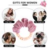 Foaryoer Heatless Blowout - Heatless Curlers for Long Hair Overnight - Heatless Hair Curlers to Sleep In - Pink Scrunchies - No Heat Hair Curling Wrap - Soft Scrunchie(Pink)