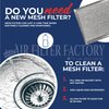 2-Pack Air Filter Factory 12-1/2 x 18 x 3/8 Inches Range Hood Aluminum Lens Grease Filters