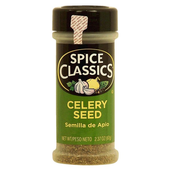 Spice Classics celery seed (Semilla de apio), 2.37 oz., plastic shaker