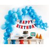 Happy Birthday Banner Baseball,Navy Blue,Red,White,Baseball Birthday Party Decorations