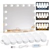 HELOIE 22.6ft Led Vanity Mirror Lights with 14 Dimmable Light Bulbs Makeup Vanity Lights for Big Long Mirror,Mirror Not Included