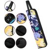 Beautyflier Universal Curling Iron Travel Case, Canvas Heat-Resistant Curling & Flat Iron Holder Travel Case, Hot Curling Iron Holder for Hair Tools Travel Bag or Daily Use (Color Graffiti)