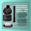 THICK FIBER Root Touch Up Powder - Water & Sweat Resistant Hair Loss Concealer Set for Thinning Hair Women, Includes Brush (Dark Brown)
