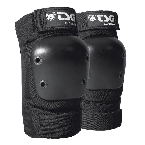 TSG Elbowpad All Terrain Protective Pad, Skateboarding, Hardshell, EVA Foam, PE Knee Pads, Pre Shaped, Horseshoe, Tear Resistant Nylon, 360 Degree Top Strap, Pull Over, Swiss, Black