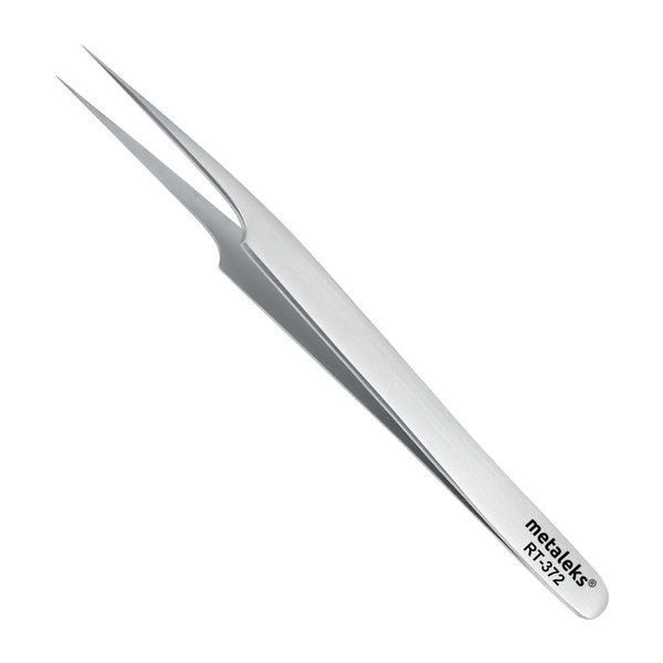 Metaleks Eyelash Extension Tweezers Soft In Use Light In Weight Matt In Finish Stainless Steel Pointed Tip for Isolation - Sterilizable