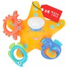 Nuby Starfish Ring Toss Bath Toy, Includes 3 Toss Rings (Crabfish, Tropical Fish and Seahorse)