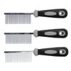 Resco Professional Anti-Static Dog, Cat, Pet Comb for Grooming, Steel Pins, Fine Tooth Spacing