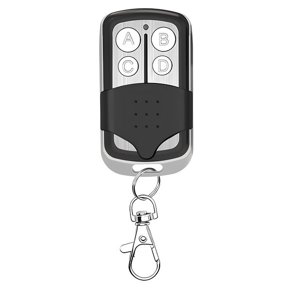 Universal Garage Door Remote for Liftmaster Chamberlain Craftsman Openers with 5 Colors Learn Button, Purple Yellow Green Orange Red, Keychain Included, 1 Pack