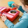OmieBox Bento Box for Kids - Insulated with Leak Proof Thermos Food Jar - 3 Compartments, Two Temperature Zones (Single) (Packaging May Vary)