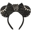 ZHENNAN Mouse Ears Headbands for Women, Glitter Panther Bows Ears Headbands for Men, Costume Cartoon Themed Events Birthday Party Decorations Hair Accessoires