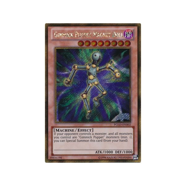 YU-GI-OH! - Gimmick Puppet Magnet Doll (PGLD-EN002) - Premium Gold - Unlimited Edition - Gold Secret Rare