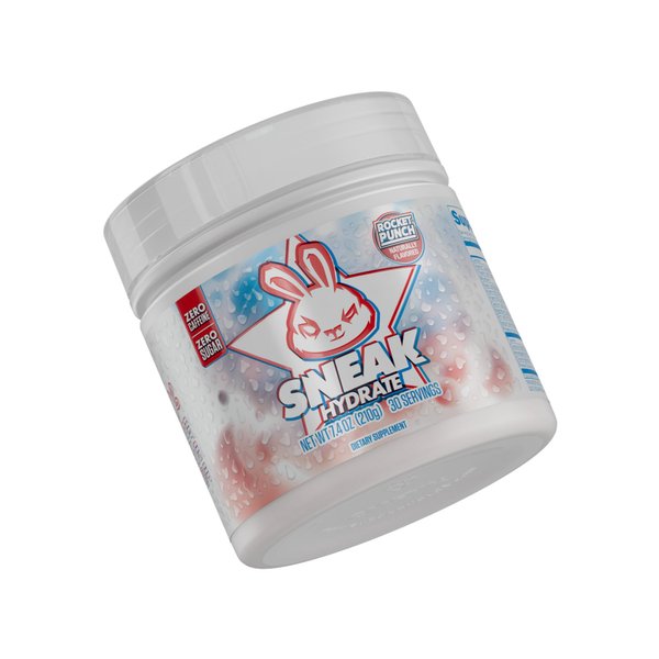 SNEAK | Rocket Punch Hydrate | Zero Caffeine, Zero Sugar, Natural Flavours & Colours, Ashwagandha KSM-66, Coconut Water | 30 Servings