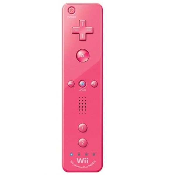 Nintendo Wii Remote Plus - Pink (Bulk Packaging) (Renewed)