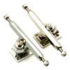 RACOFSB A2 Pro Fingerboard Trucks 36mm 34mm 32mm for Professional Finger Skateboard (34mm Chrome)