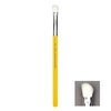 Bdellium Tools Professional Makeup Brush - Studio Series 765 Small Angled Shader - With Mix of Soft Natural and Synthetic Fibers, For Natural and Even Eyeshadow Blending (Yellow, 1pc)