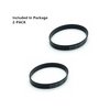 Replacement Belt for Eureka PowerSpeed Bagless Upright Vacuum,Part # E0205,Fits Model NEU182B,NEU182A,NEU181A,NEU180,NEU182,NEU186,NEU188,NEU190,NEU192A,NEU202 (Pack of 2)