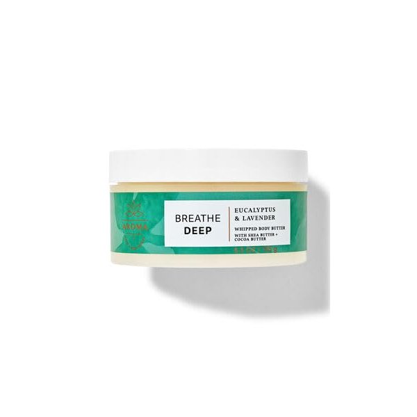 Bath & Body Eucalyptus and Lavender Whipped Body Butter 6.5 oz. / 185 g (Packaging May Vary)