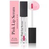 Color Changing Lip Gloss, Pink Tinted Lip Plumper Serum - Natural Moisturizing Balm for Repair, Hydration & Fine Line Reduction，Pink Lip Serum