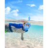 QingSong Kids Snorkel Mask Full Face, Snorkeling Set with Camera Mount, 180 Degree Panoramic View Snorkeling Gear Anti-Fog Anti-Leak