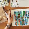 98 Pieces Moana Party Supplies, Moana Theme Slap Bracelets and Stickers Moana Party Favors for Kids Birthday Party