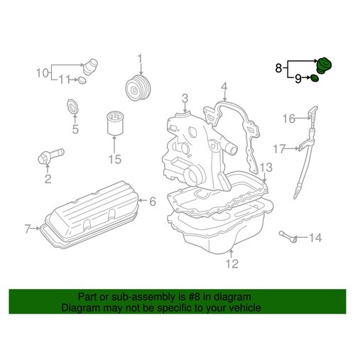 ACDelco GM Original Equipment FC208 Engine Oil Filler Cap , Black