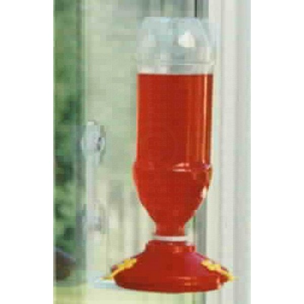 Gold Crest Window Hummingbird Feeder