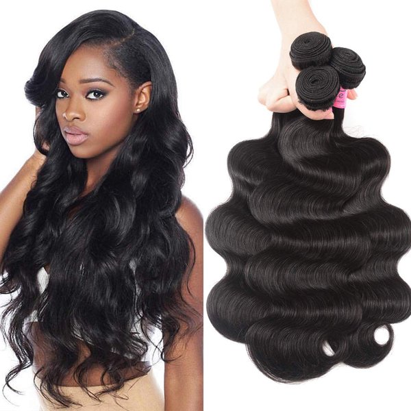 UNICE Malaysian Body Wave Human Hair Weave 3 Bundles 100% Unprocessed Virgin Human Hair Weave Sew In Human Hair Extensions Natural Color 18 20 22 inch